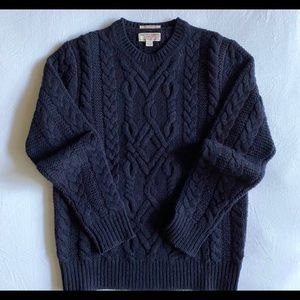 J Crew Wool Fisherman Sweater